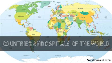 countries and their capital city|List of World Countries and Capitals .
